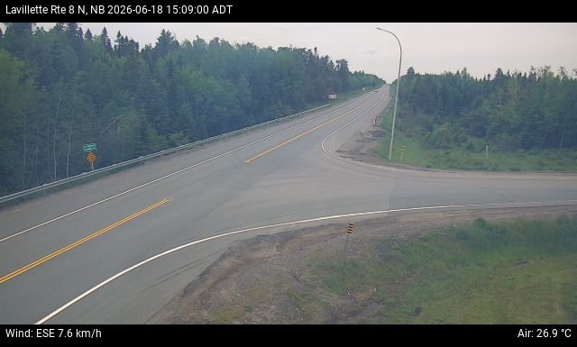 Web Cam image of Lavillette (NB Highway 8)