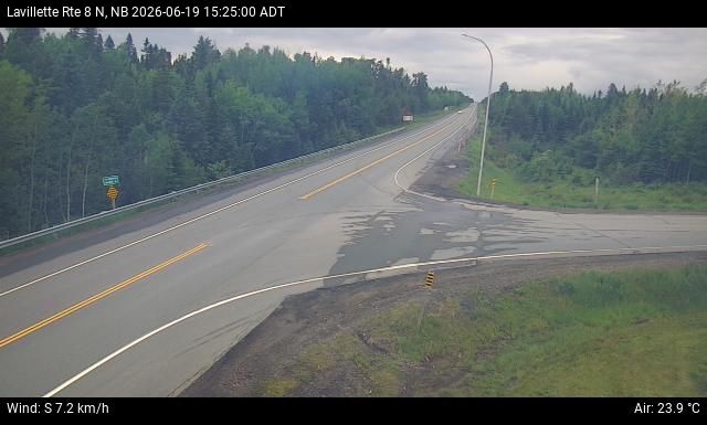 Web Cam image of Lavillette (NB Highway 8)