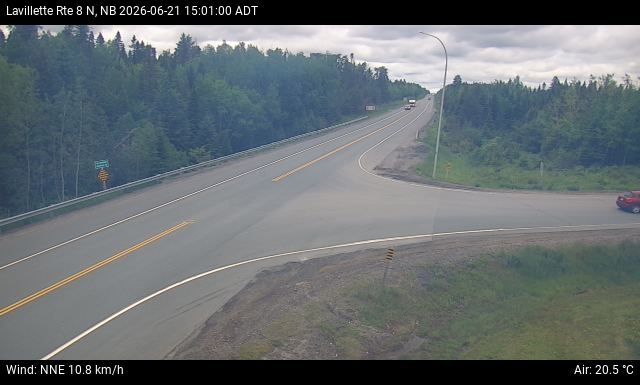 Web Cam image of Lavillette (NB Highway 8)