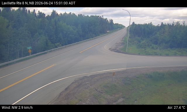 Web Cam image of Lavillette (NB Highway 8)