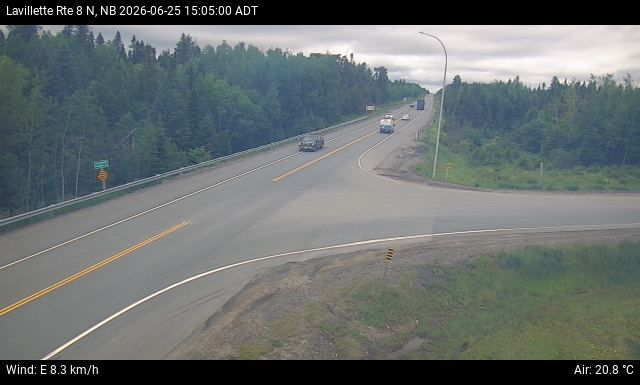 Web Cam image of Lavillette (NB Highway 8)