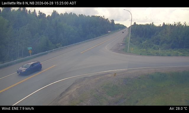 Web Cam image of Lavillette (NB Highway 8)