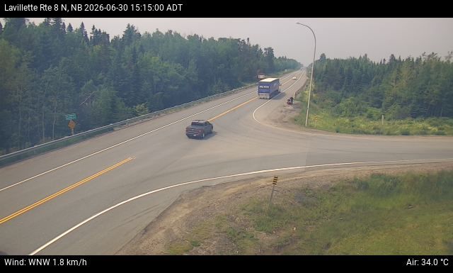 Web Cam image of Lavillette (NB Highway 8)