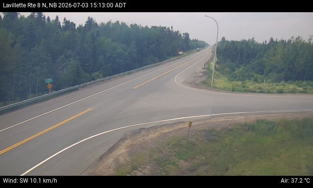 Web Cam image of Lavillette (NB Highway 8)
