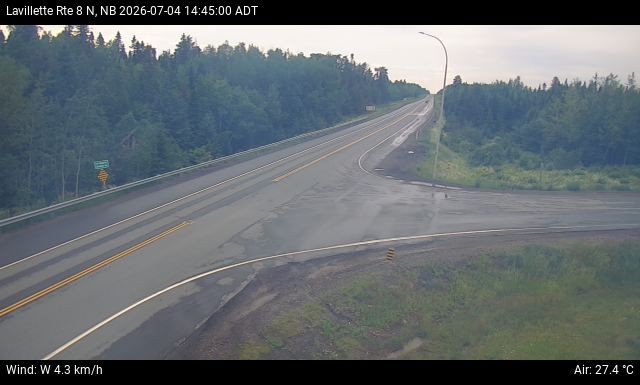 Web Cam image of Lavillette (NB Highway 8)