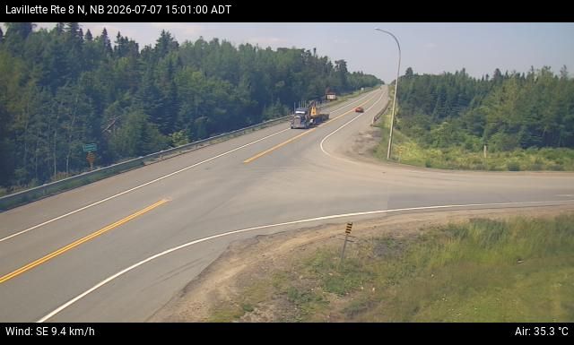 Web Cam image of Lavillette (NB Highway 8)