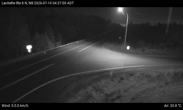 Web Cam image of Lavillette (NB Highway 8)