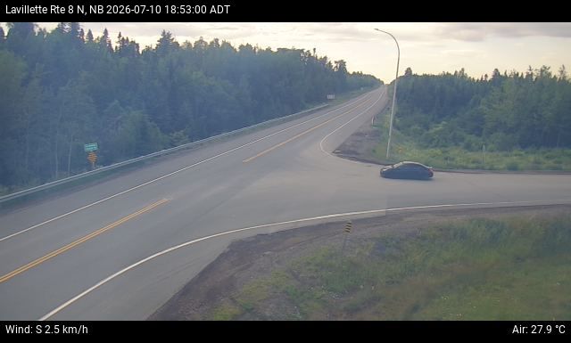 Web Cam image of Lavillette (NB Highway 8)