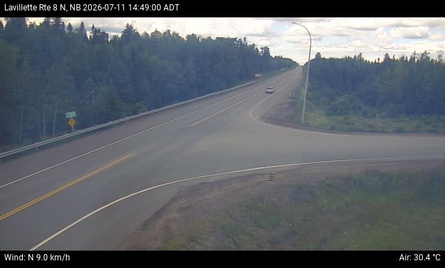 Web Cam image of Lavillette (NB Highway 8)