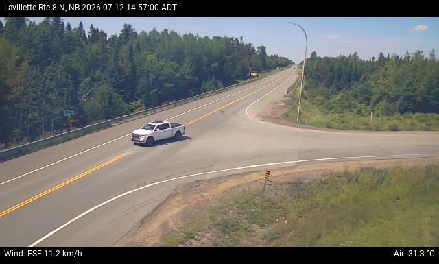Web Cam image of Lavillette (NB Highway 8)