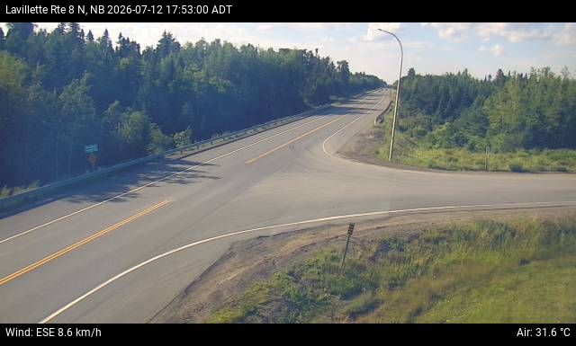 Web Cam image of Lavillette (NB Highway 8)