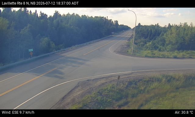 Web Cam image of Lavillette (NB Highway 8)