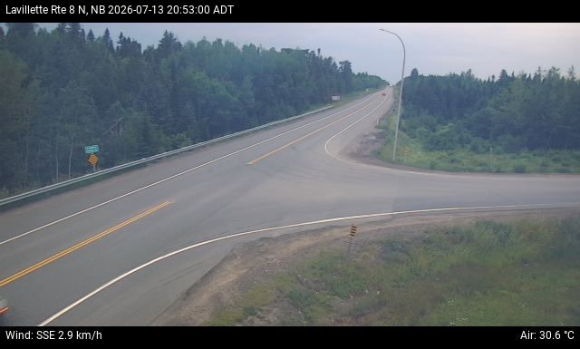 Web Cam image of Lavillette (NB Highway 8)