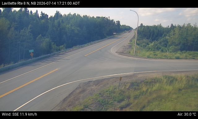 Web Cam image of Lavillette (NB Highway 8)