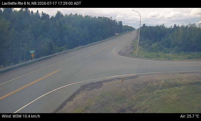 Web Cam image of Lavillette (NB Highway 8)