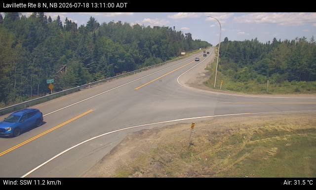 Web Cam image of Lavillette (NB Highway 8)