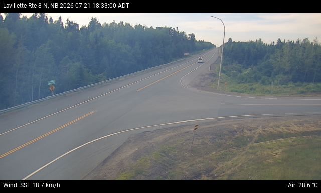 Web Cam image of Lavillette (NB Highway 8)