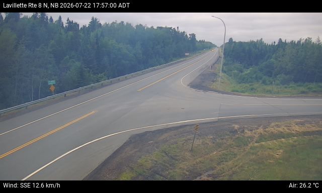 Web Cam image of Lavillette (NB Highway 8)