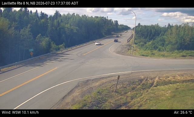 Web Cam image of Lavillette (NB Highway 8)