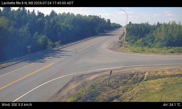 Web Cam image of Lavillette (NB Highway 8)