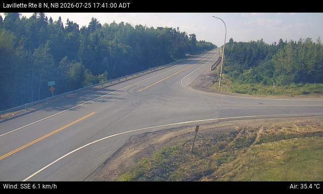 Web Cam image of Lavillette (NB Highway 8)