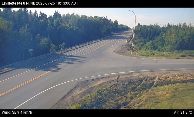 Web Cam image of Lavillette (NB Highway 8)