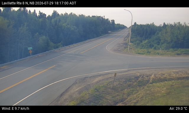 Web Cam image of Lavillette (NB Highway 8)