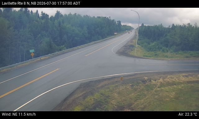 Web Cam image of Lavillette (NB Highway 8)