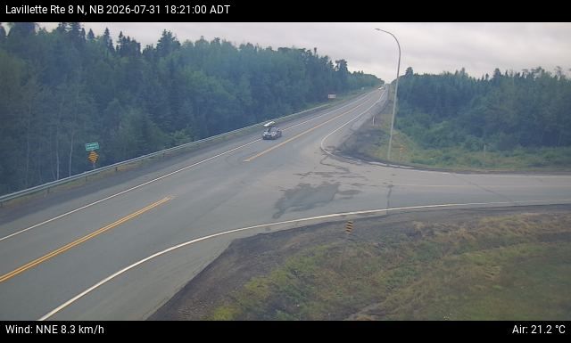 Web Cam image of Lavillette (NB Highway 8)