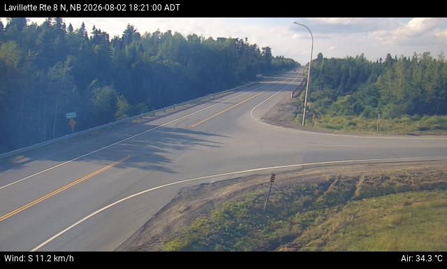 Web Cam image of Lavillette (NB Highway 8)