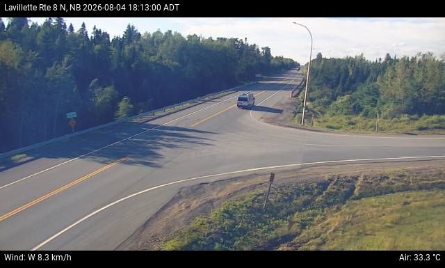 Web Cam image of Lavillette (NB Highway 8)
