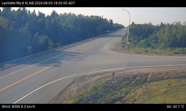 Web Cam image of Lavillette (NB Highway 8)