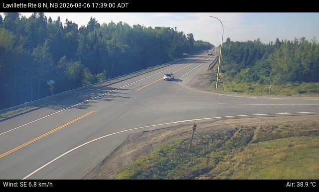 Web Cam image of Lavillette (NB Highway 8)