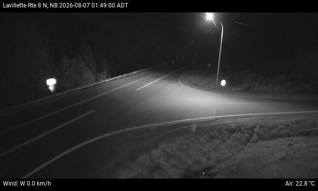 Web Cam image of Lavillette (NB Highway 8)