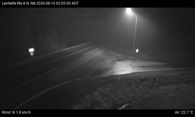 Web Cam image of Lavillette (NB Highway 8)