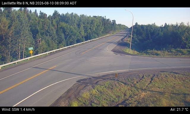Web Cam image of Lavillette (NB Highway 8)