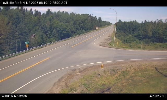 Web Cam image of Lavillette (NB Highway 8)