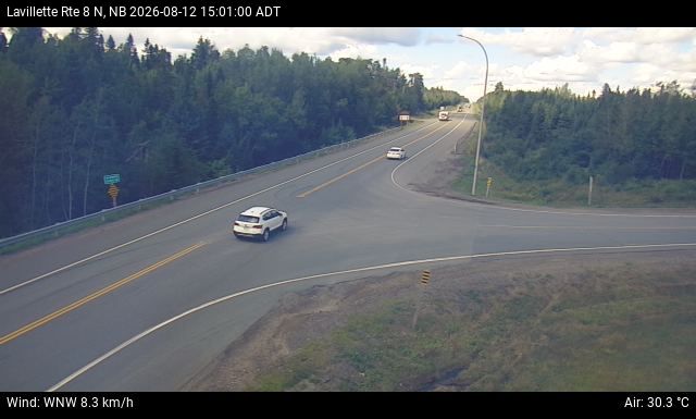 Web Cam image of Lavillette (NB Highway 8)