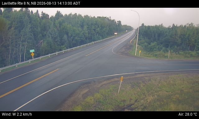 Web Cam image of Lavillette (NB Highway 8)