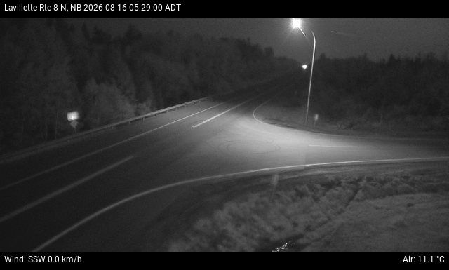 Web Cam image of Lavillette (NB Highway 8)