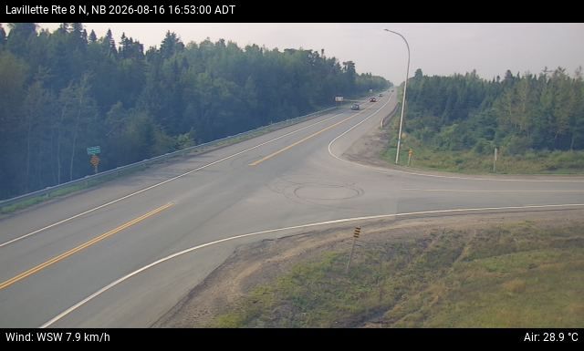 Web Cam image of Lavillette (NB Highway 8)