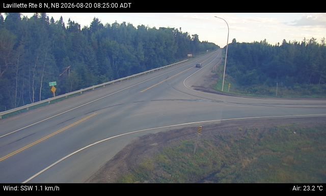 Web Cam image of Lavillette (NB Highway 8)