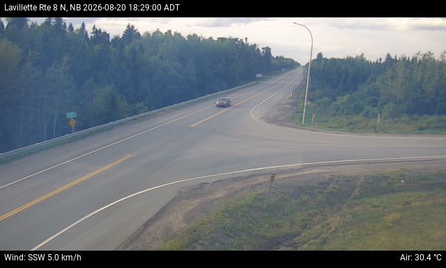 Web Cam image of Lavillette (NB Highway 8)