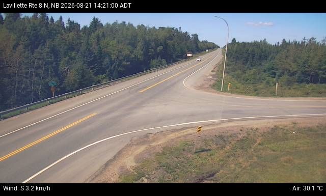 Web Cam image of Lavillette (NB Highway 8)