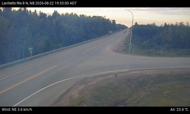 Web Cam image of Lavillette (NB Highway 8)