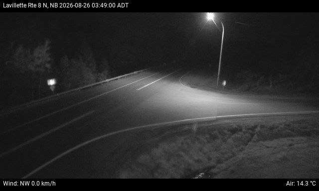 Web Cam image of Lavillette (NB Highway 8)