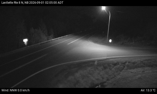 Web Cam image of Lavillette (NB Highway 8)