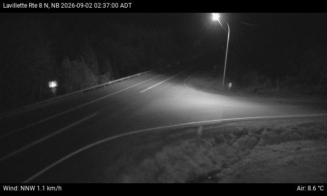 Web Cam image of Lavillette (NB Highway 8)
