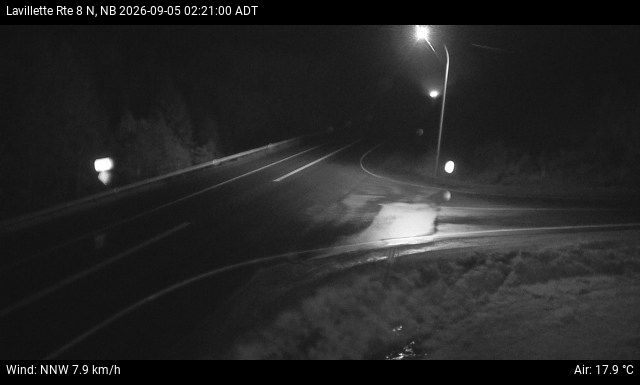 Web Cam image of Lavillette (NB Highway 8)