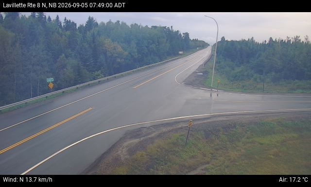 Web Cam image of Lavillette (NB Highway 8)